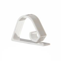 Pince pour nappe de table en plastique blanc