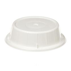 Couvre-assiettes en polypropylène blanc diam. 23/24 cm