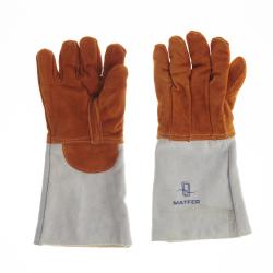 Gants en cuir de protection thermique jusqu'à 250 °C - la paire