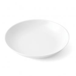 Assiette creuse en mélamine diam 205 mm - Blanc