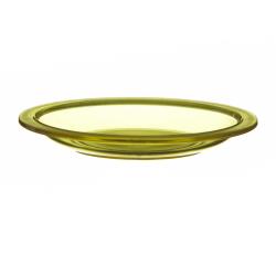 Assiette creuse en copolyester jaune diam. 134 mm