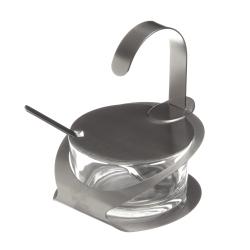Fromagère en inox avec couvercle