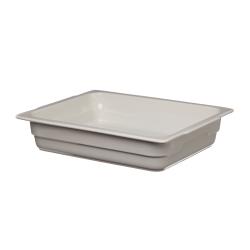 Plat rectangulaire blanc en porcelaine GN 1/1