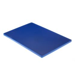 Planche à découper en polyéthylène 600x400x20 mm bleue