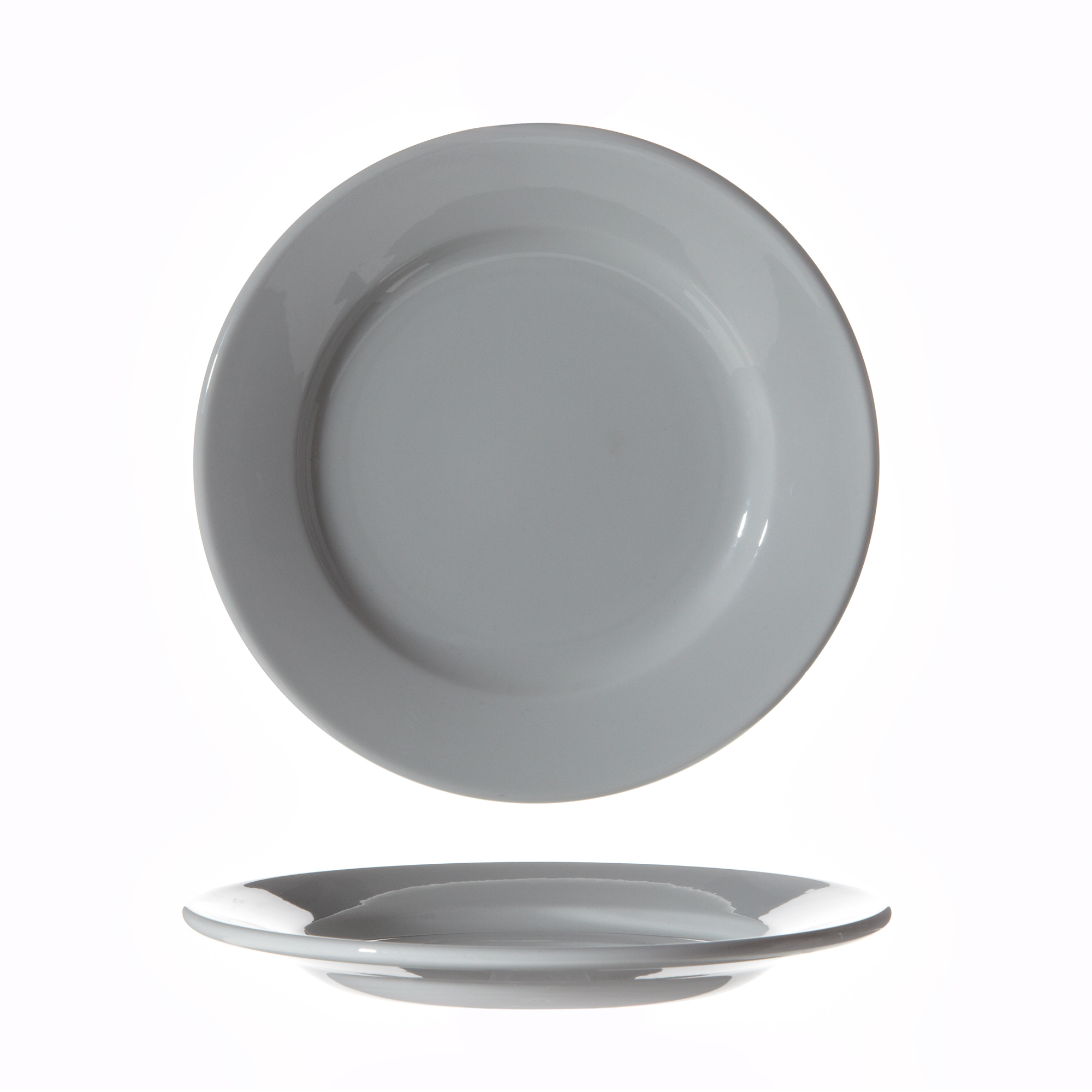 Assiette plate Bourrelet n° 3 en porcelaine diam 228 mm
