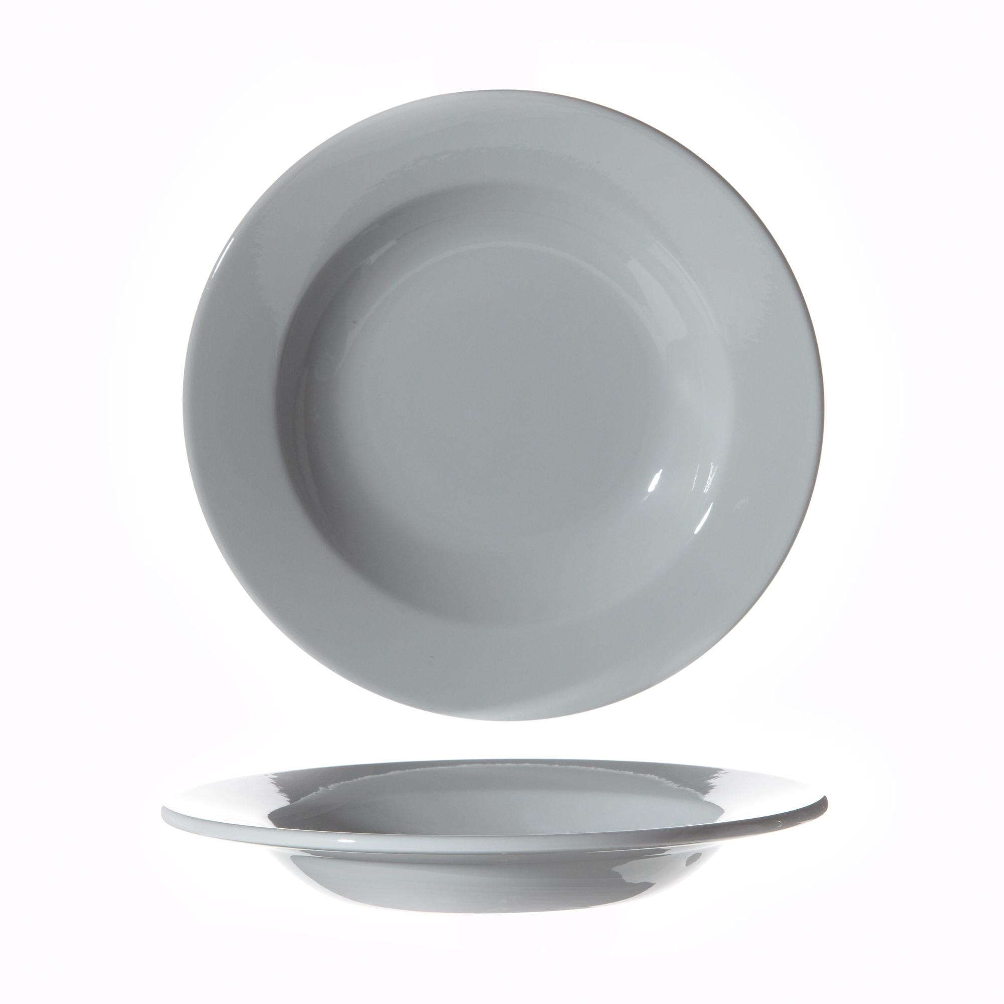 Assiette creuse Bourrelet n°3 en porcelaine diam 228 mm