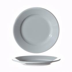 Assiette plate Bourrelet n°6 en porcelaine diam 191 mm