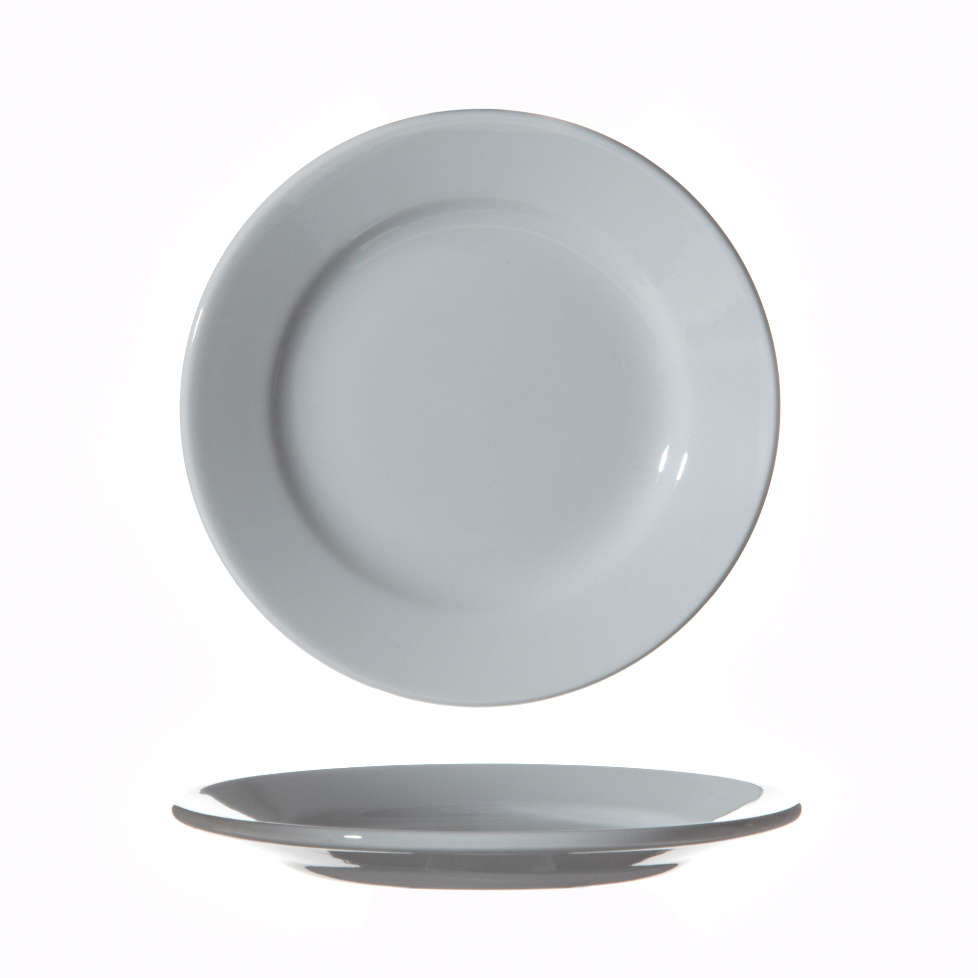 Assiette plate Bourrelet n°10 en porcelaine diam 136 mm