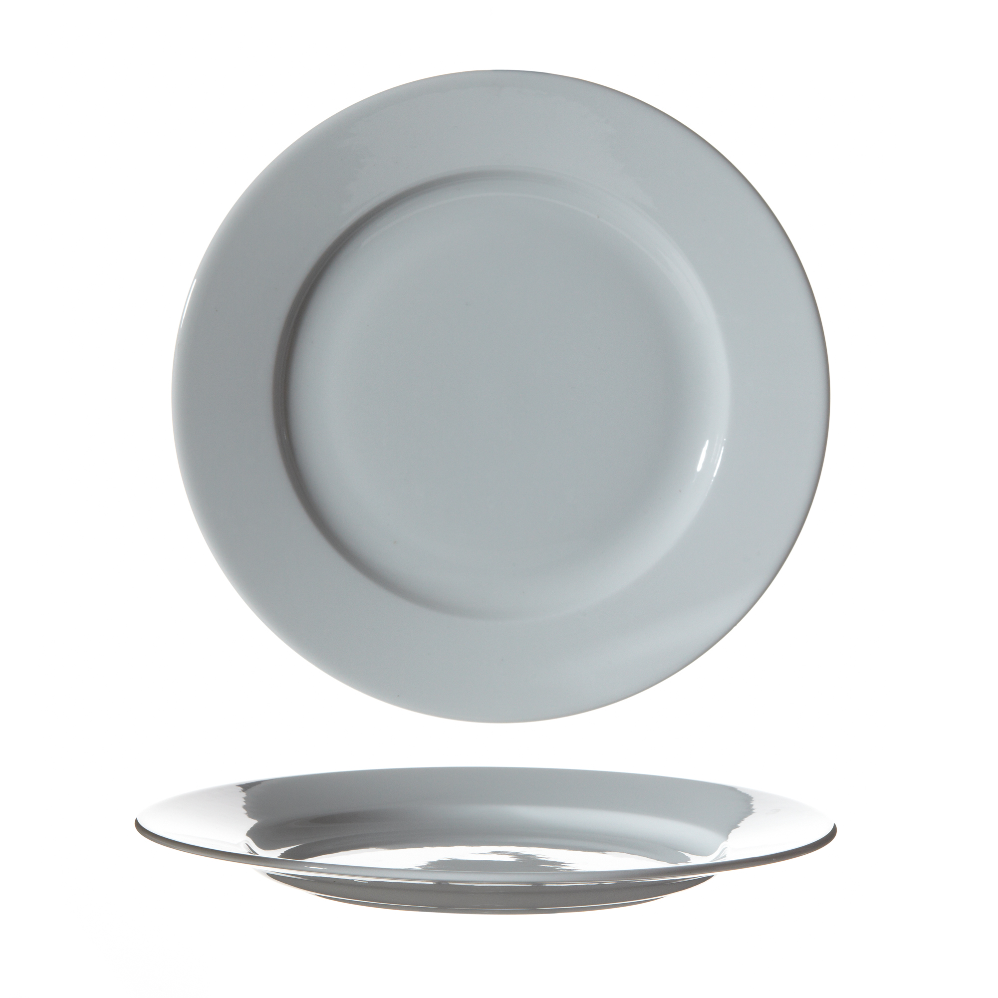 Assiette plate Elégance n°6 en porcelaine diam 205 mm