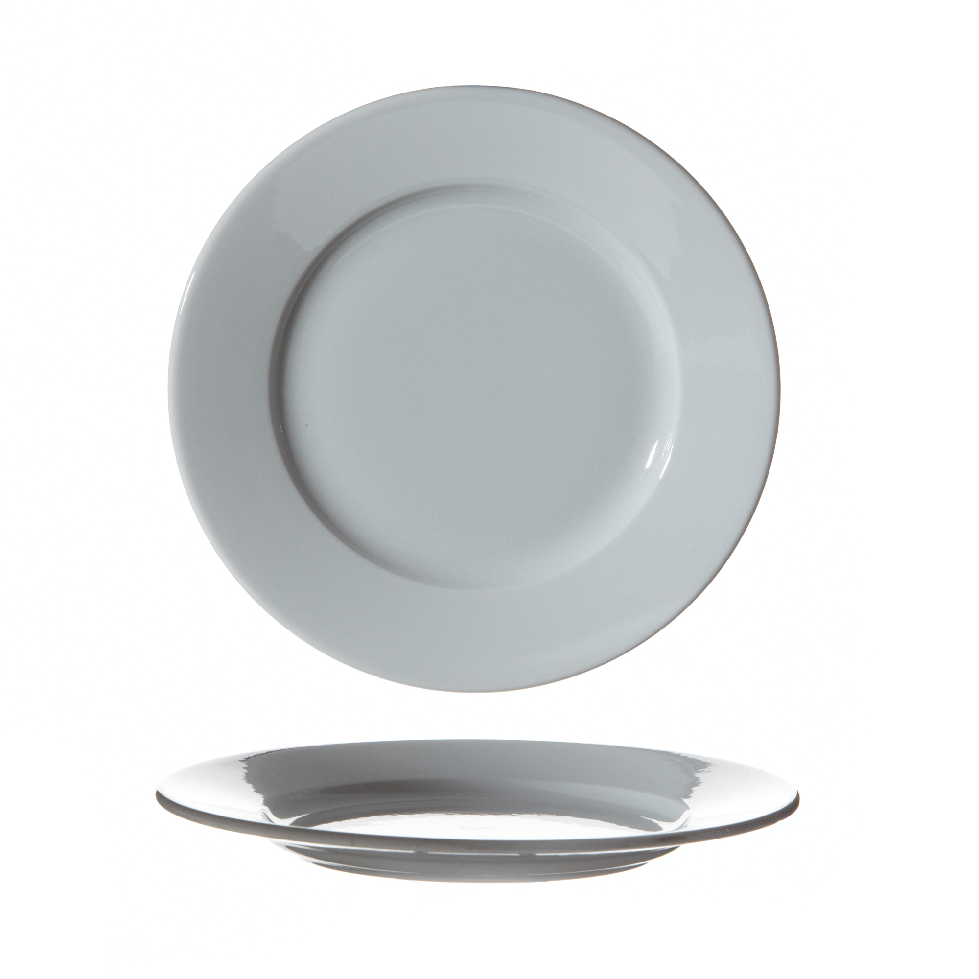 Assiette plate Elégance n°8 en porcelaine diam 175 mm