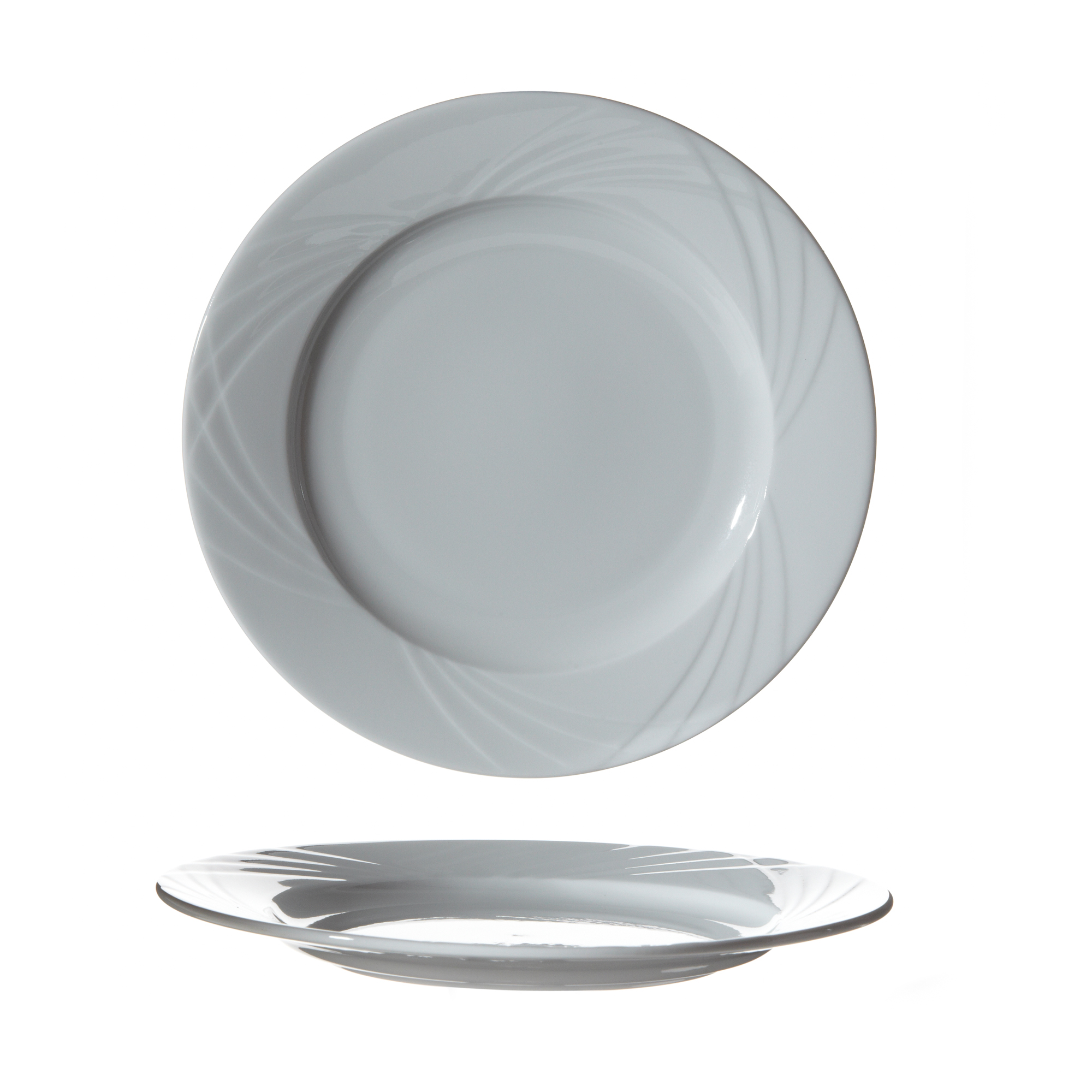 Assiette plate Europa n°2 en porcelaine diam 270 mm