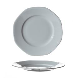 Assiette plate Prisma en porcelaine diam. 215 mm
