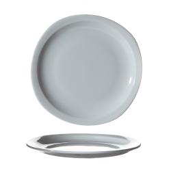 Assiette plate Opti n°4 en porcelaine 220 mm x 212 mm