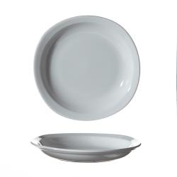 Assiette creuse Oslo n°8 en porcelaine 188 mm x 180 mm