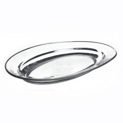 Plat ovale Lys transparent  longueur 360 mm