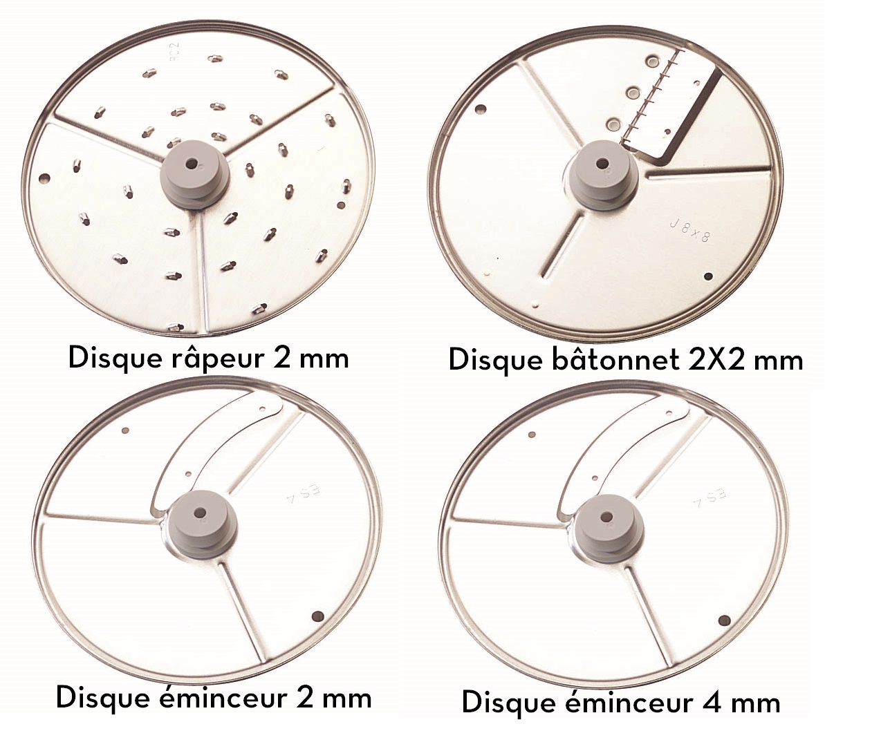 Pack de 4 disques pour coupe-légumes type R401