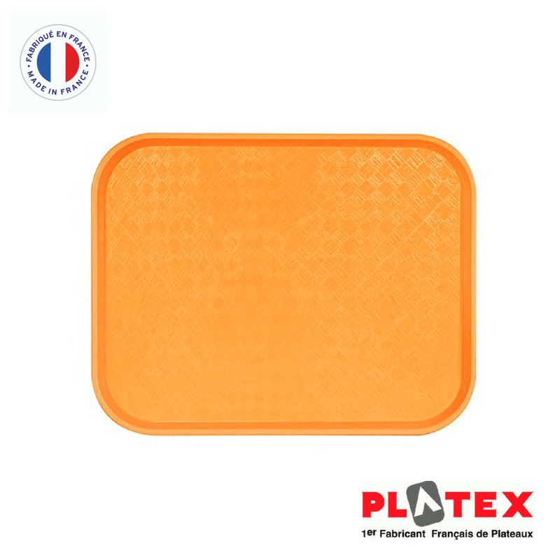 Plateau en polypropylène ACER PP 460 x 360 mm - Abricot