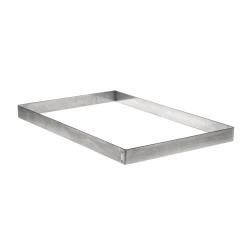 Cadre rectangulaire en inox 509x307x45 mm