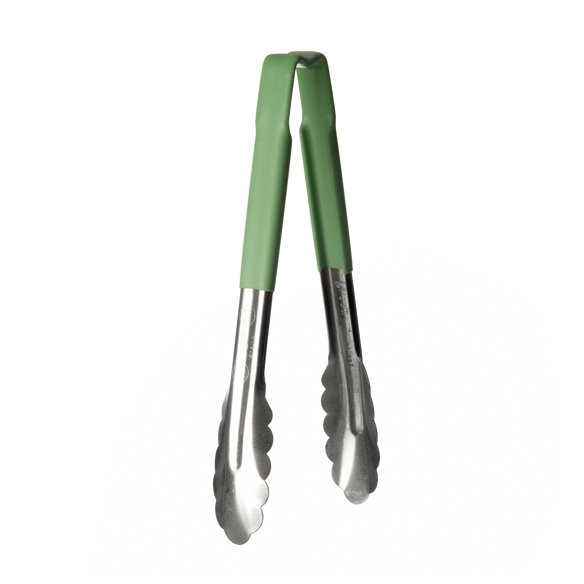 Pince feuille de chêne en Inox manche vert