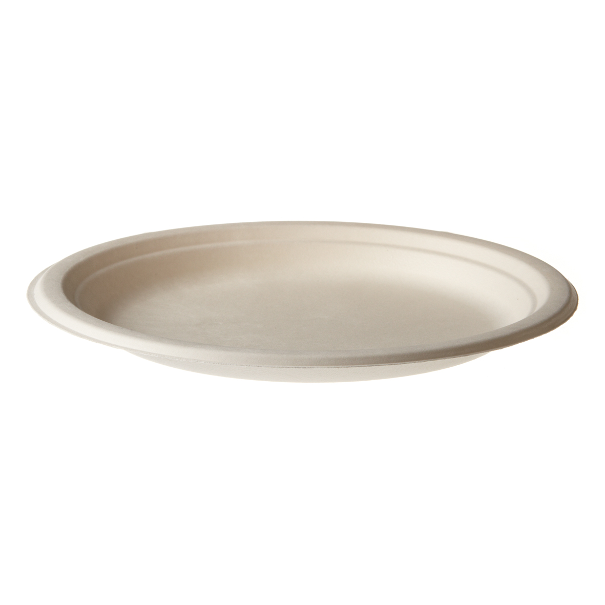Assiette ronde bio 23 cm en fibre végétale - ARFV230
