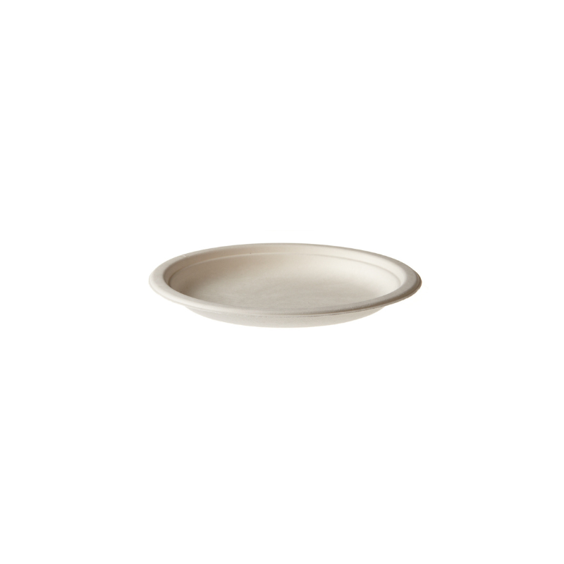 Assiette ronde bio 15 cm en fibre végétale - ARFV150