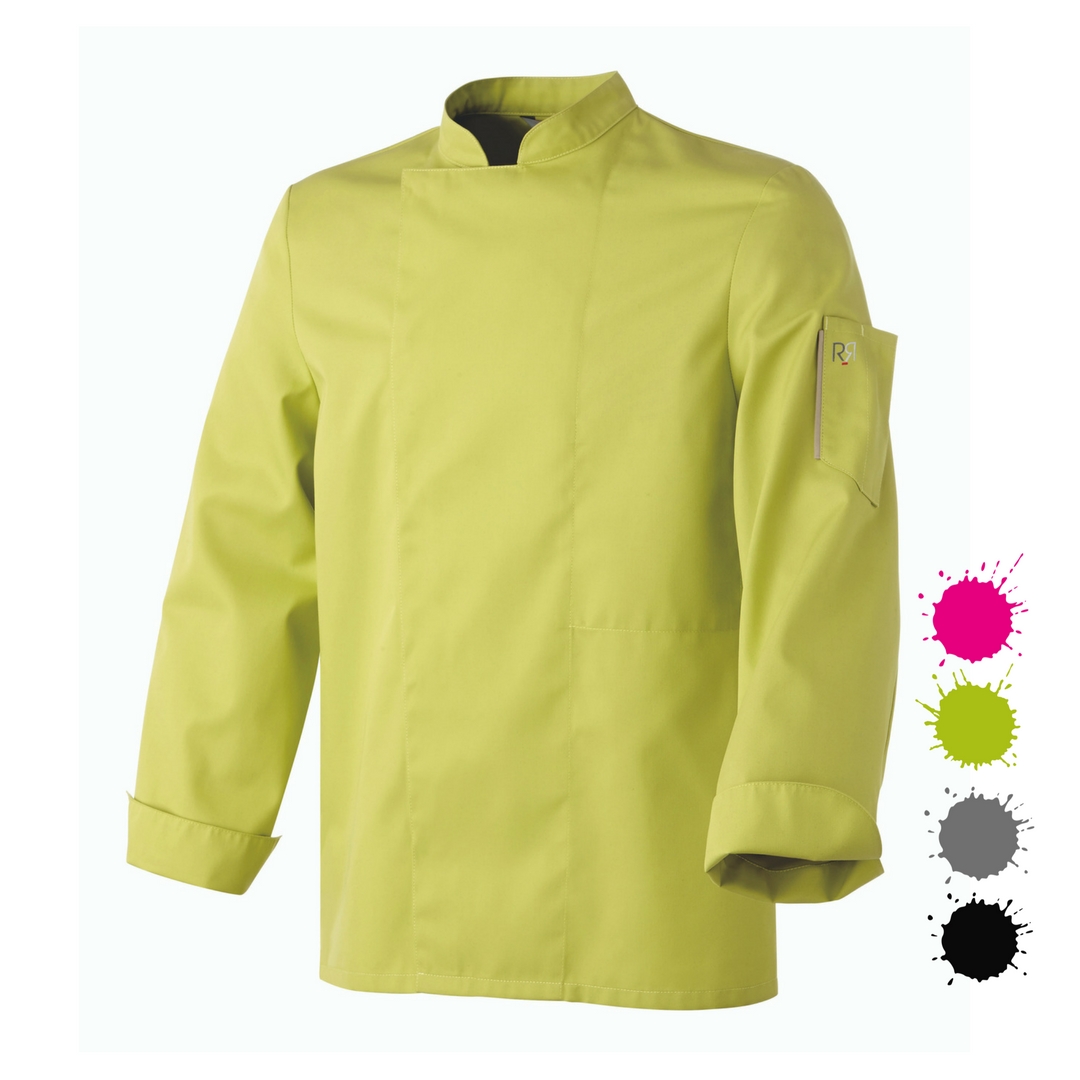 Veste mixte cuisinier Nero - Manches Longues