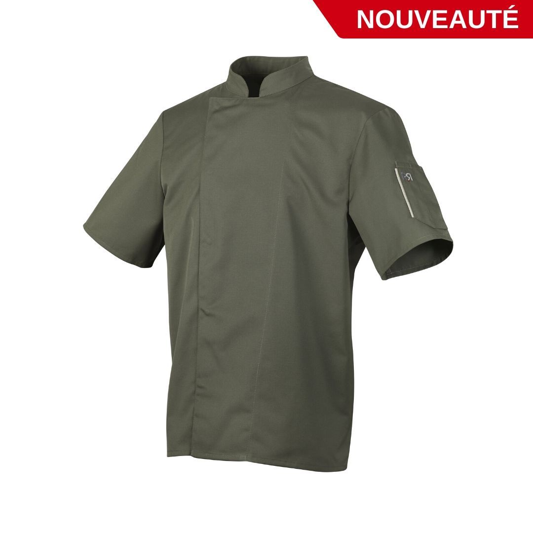 Veste mixte cuisinier Nero - Manches courtes