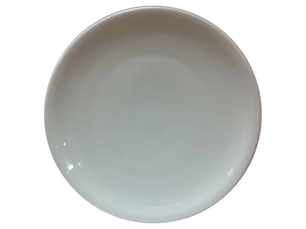 Assiette plate en porcelaine Diam 21 cm 