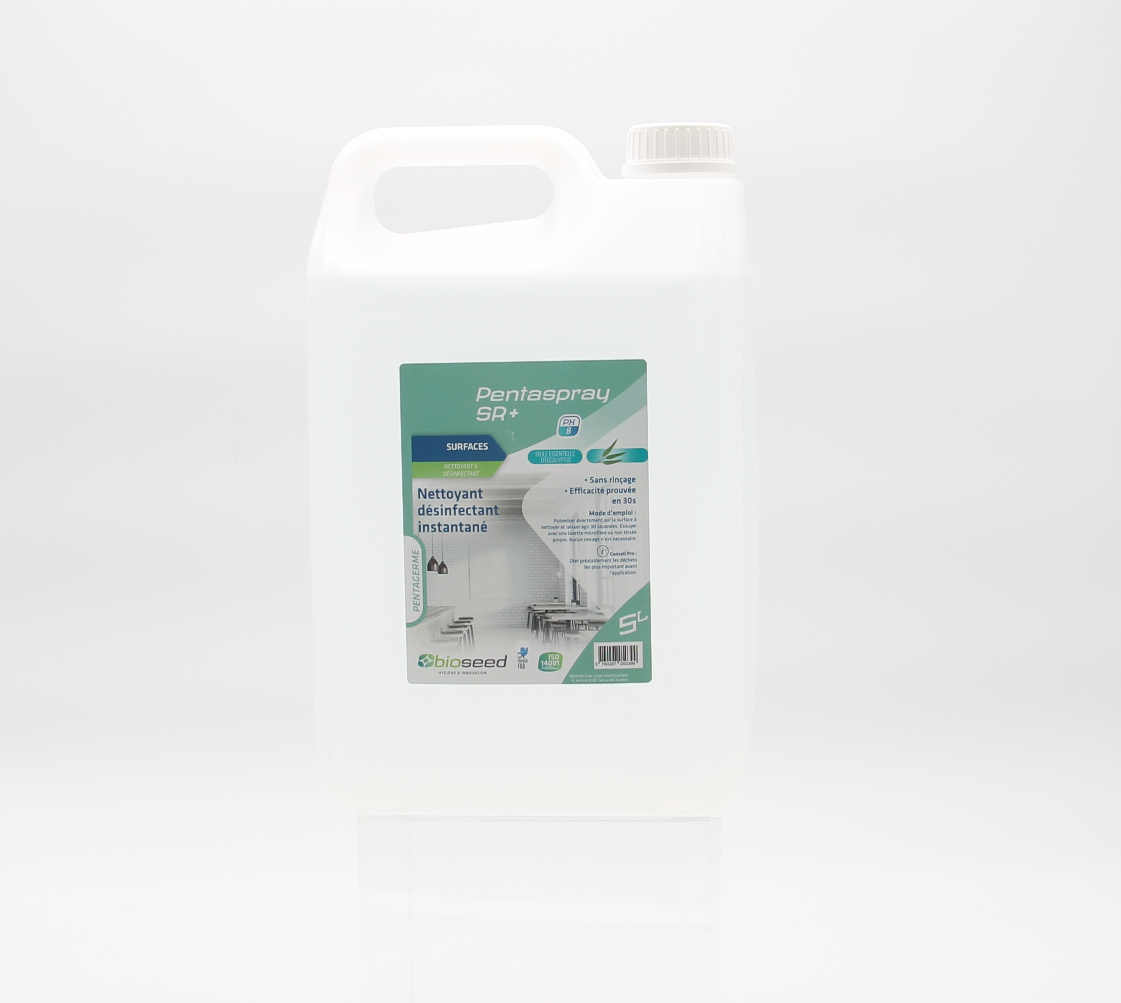 Désinfectant de surface sans rincage Penta SR+ bidon 5L