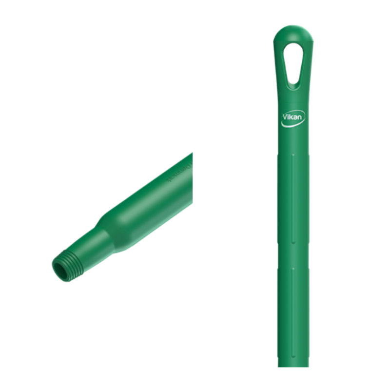 Manche en polypropylène ultra-hygiénique 150 cm - Vert