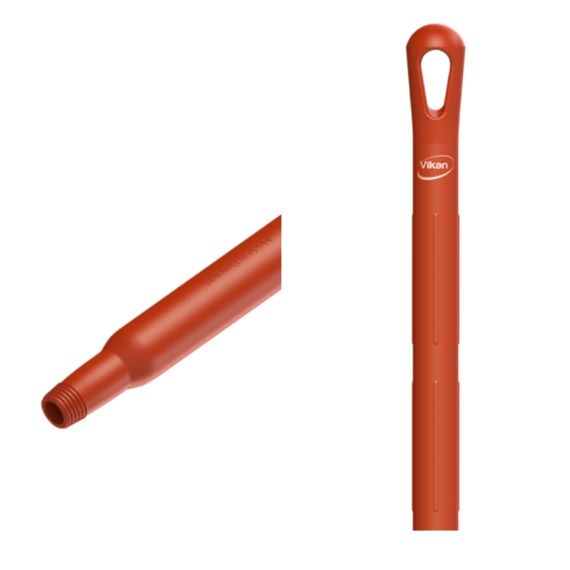 Manche en polypropylène ultra-hygiénique 150 cm - Rouge