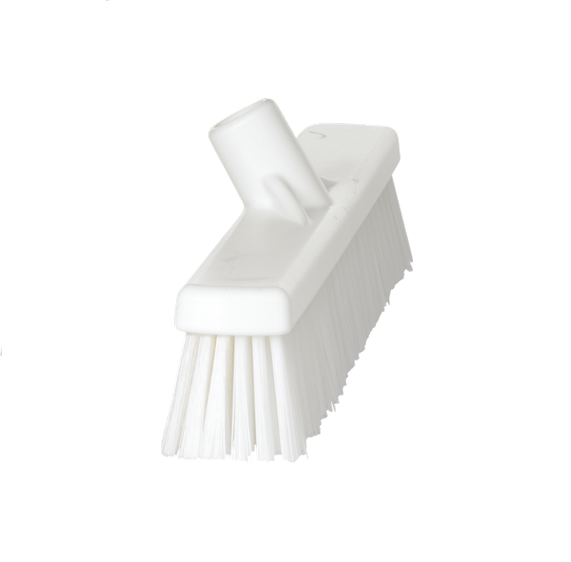 Brosse balai souple/dure 41 cm sans manche - Blanche