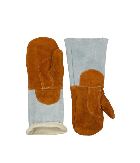 Gants de protection thermique en cuir 250°C 20cm - achat et vente en ligne  de boyaux, épices, additifs et équipement pour le métiers de bouche -  Walter ETS