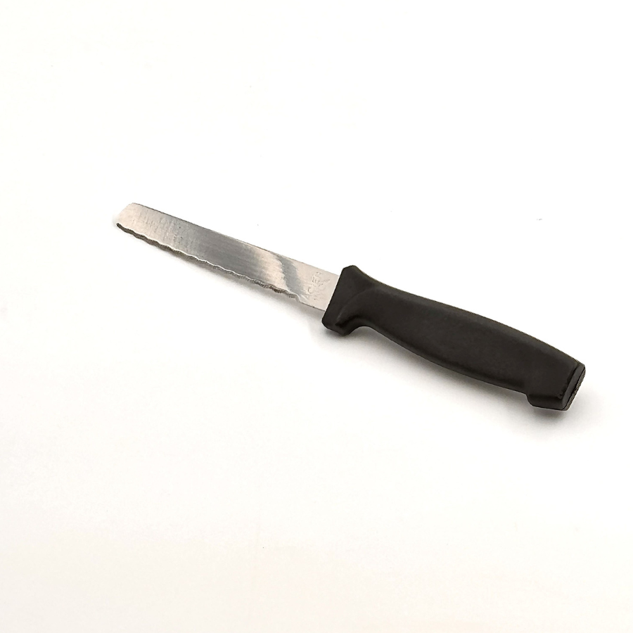Couteau à steak, lame inox de 100 mm, bout rond