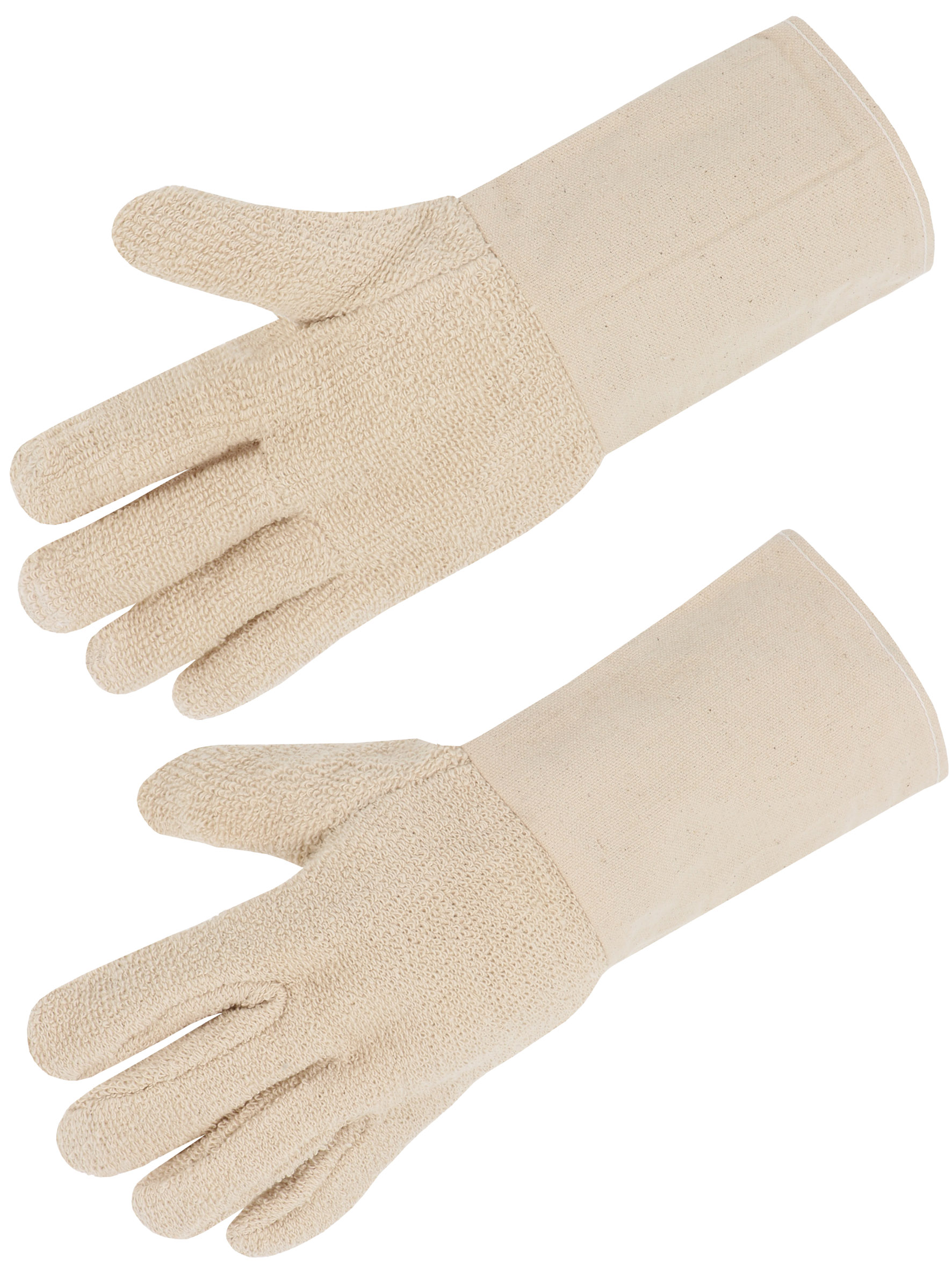 Gants de protection isolants en coton gratté double - La Paire