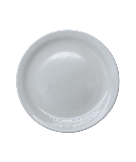 Assiette plate en opal diam. 216 mm