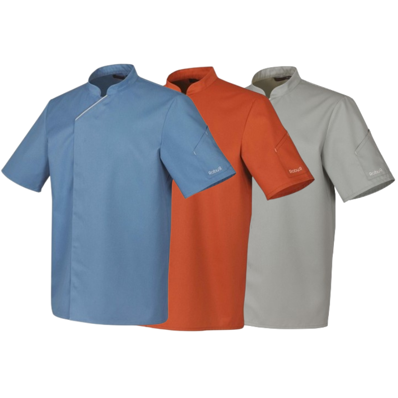 Veste mixte cuisinier Harti - Manches courtes