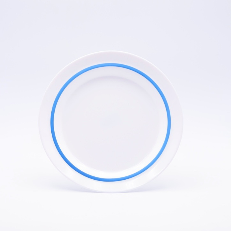 Assiette plate Arcoroc Autonomy filet bleu diam. 230 mm
