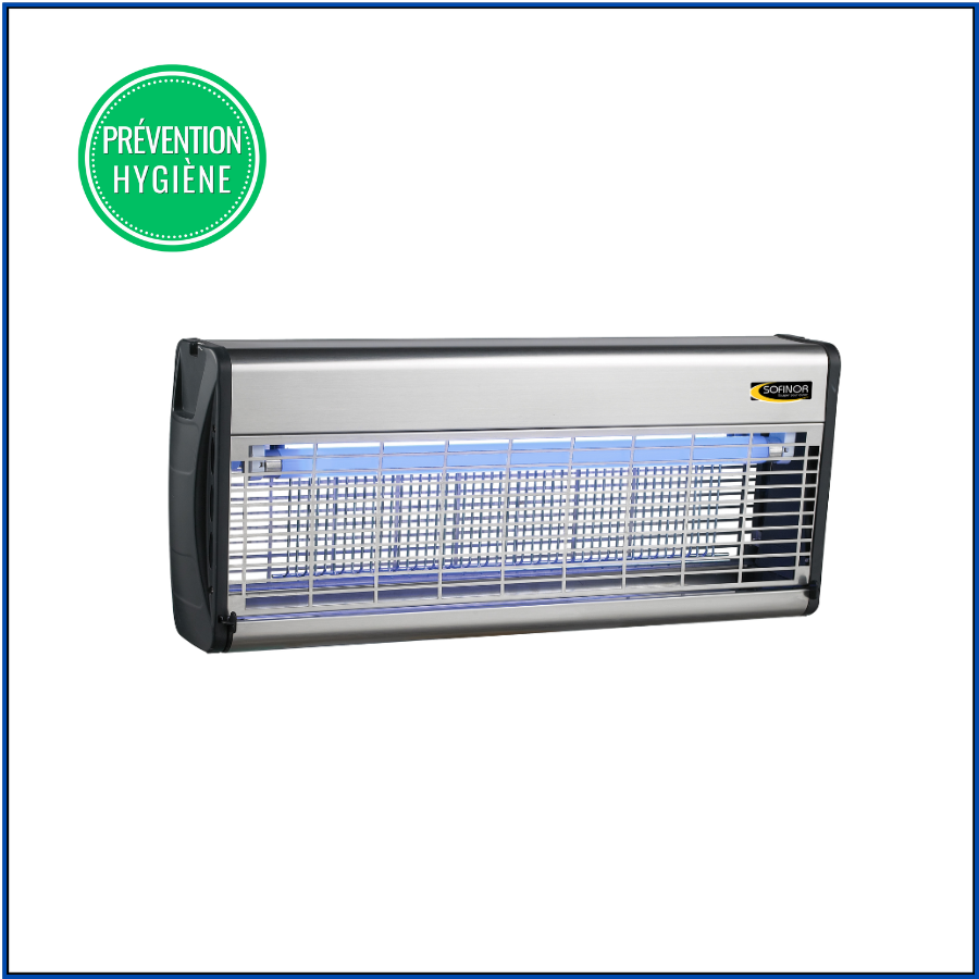 Tue-insectes &eacute;l&eacute;ctrique 18 W - 2 tubes UV &agrave; led