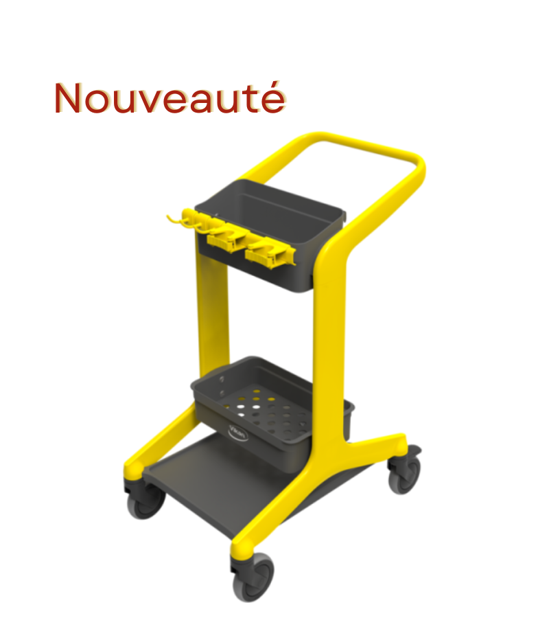 Chariot Station de Nettoyage mobile HyGo - Jaune