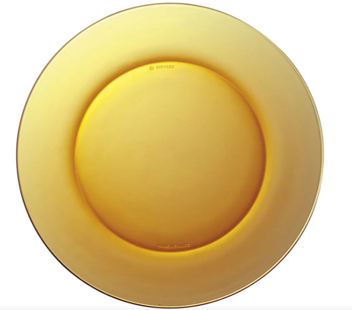 Assiette plate Lys vermeil Duralex 23.5 cm
