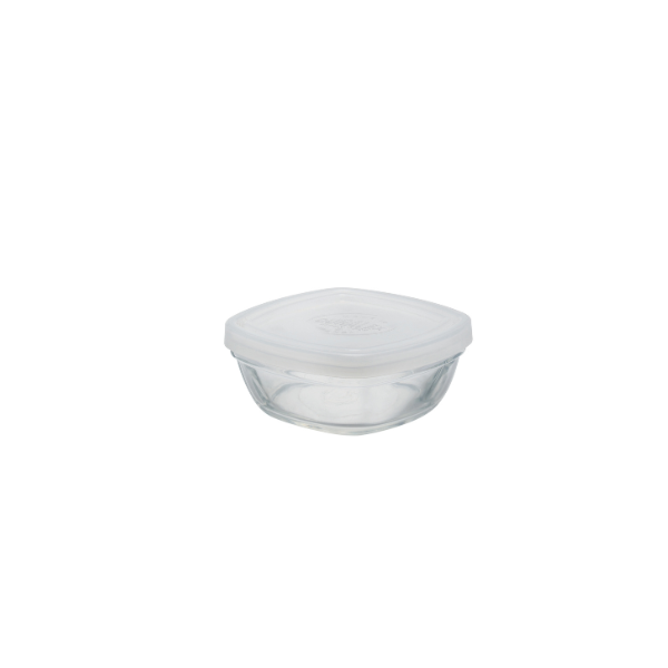 Boite en verre trempé FRESHBOX carrée 30 cl avec couvercle