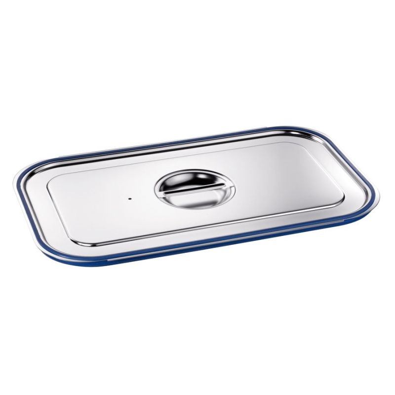 Couvercle en inox Premium 1/2 étanche découpe p. étrier