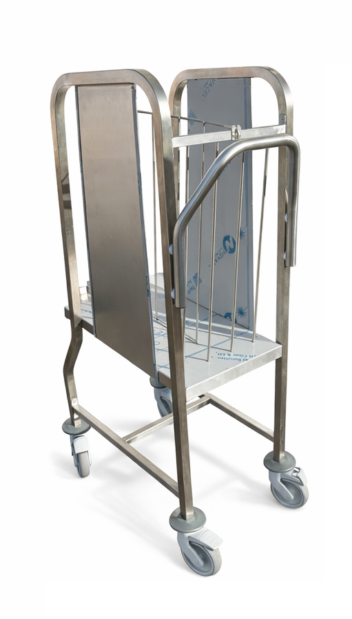 Chariot de transport ergonomique pour bacs GN 1/1- entr&eacute;e 325 mm