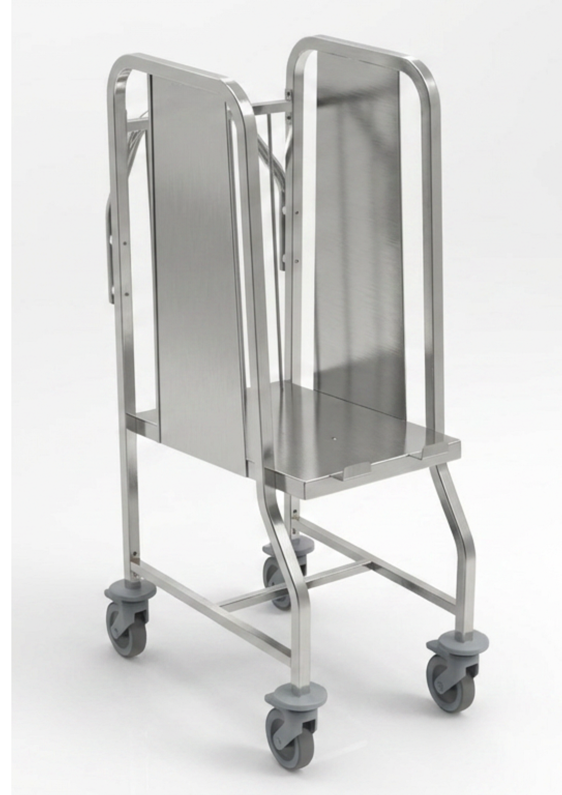 Chariot de transport ergonomique pour bacs GN 1/1- entr&eacute;e 325 mm