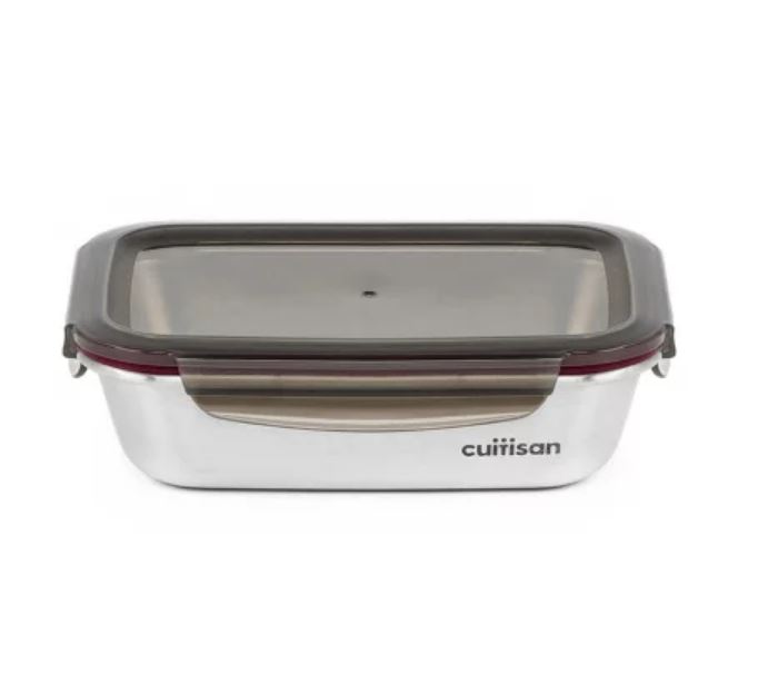 Boite rectangulaire alimentaire en inox micro-ondable 580 ml