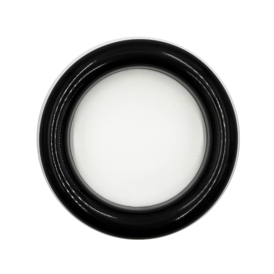 Collerette pour trou vide-d&eacute;chets diam.20 cm - Noir