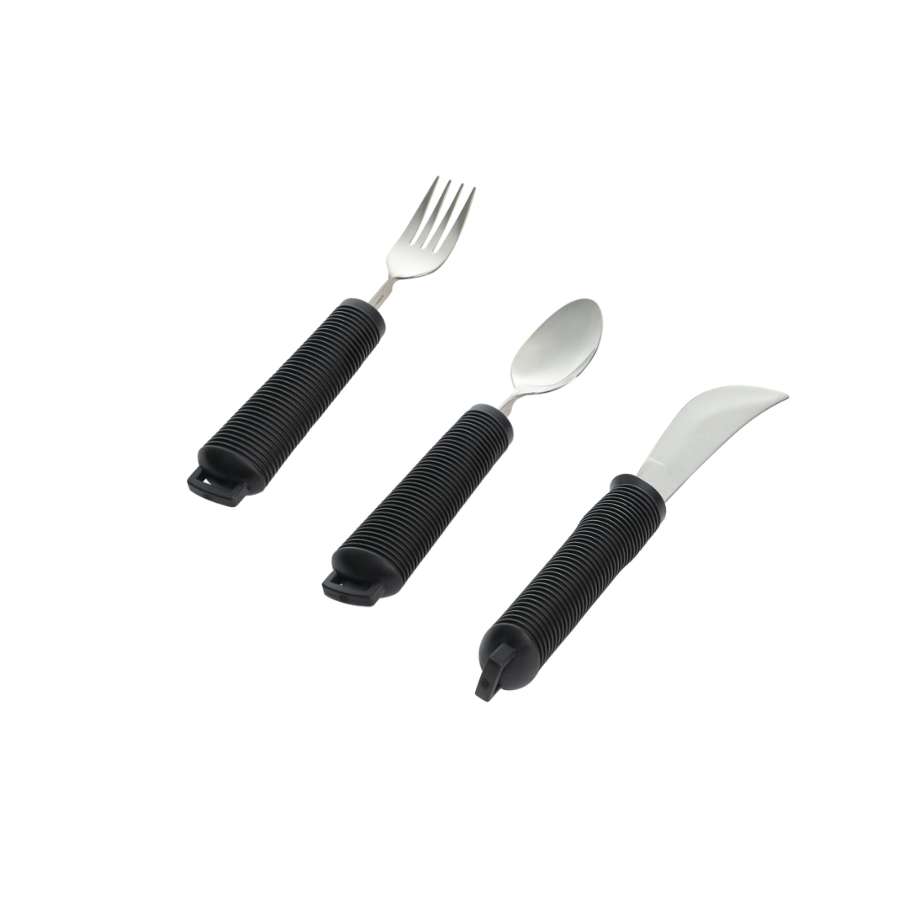 Fourchette incurvable ergonomique